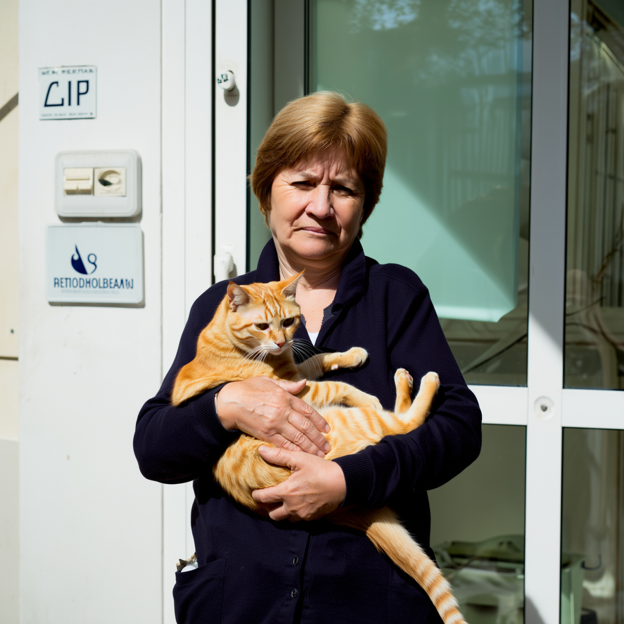 Pisică adultă stând pe un pervaz într-un apartament, privind în depărtare — ilustrație pentru studiul CatPAWS despre pisicile peste 7 ani