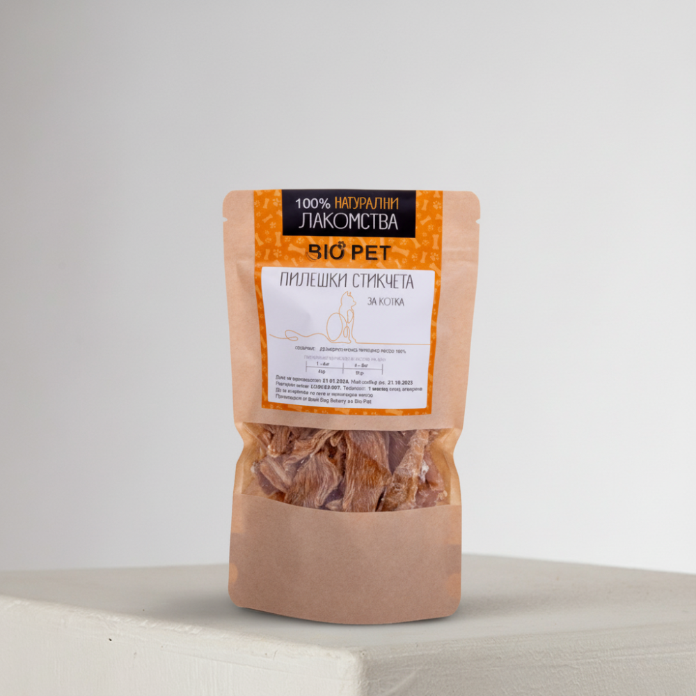 Batonase de pui pentru pisici – 40 g.