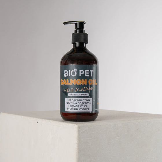 Ulei de somon 100% natural pentru câini și pisici, 250/500 ml